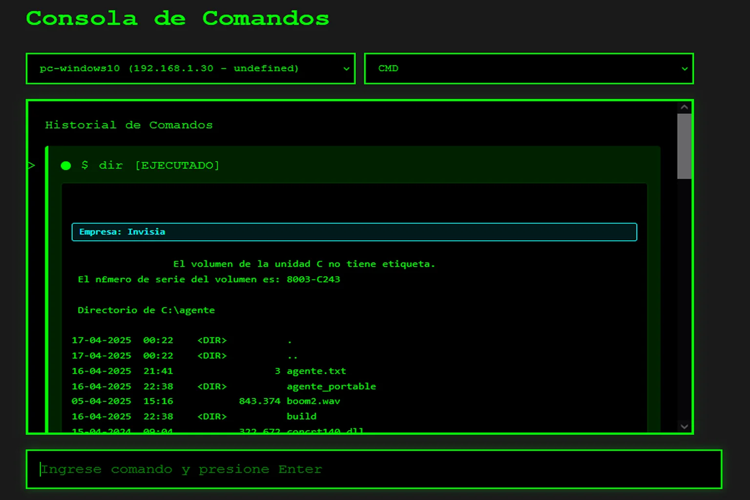 Consola Modular tipo SOC - SecureLabs